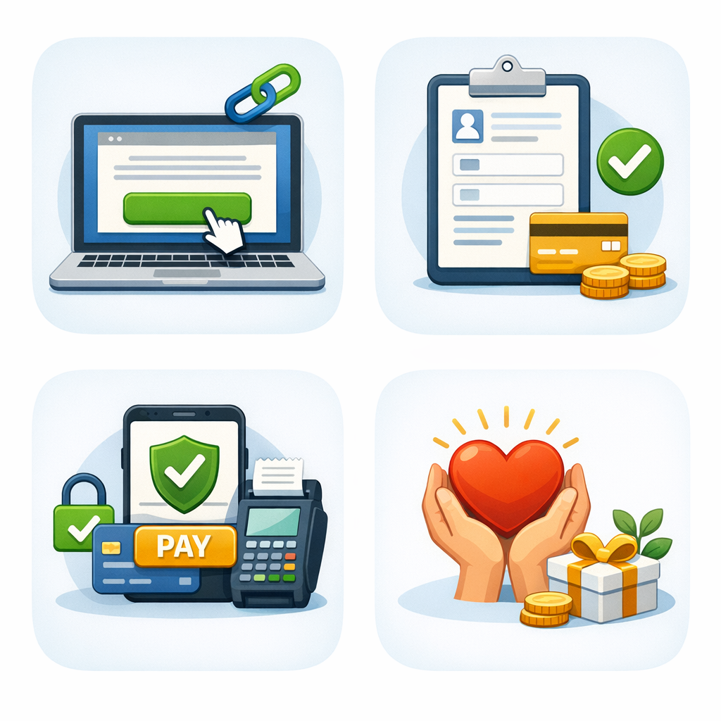 ПОРЯДОК ОСУЩЕСТВЛЕНИЯ ПОЖЕРТВОВАНИЯ ПО ССЫЛКЕ